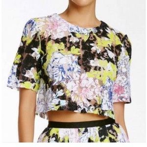 French Connection Botanical Trip Lace Blouse